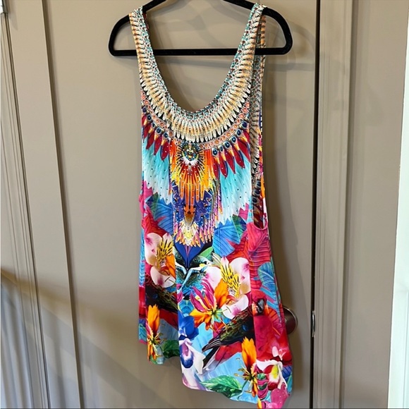 Camilla Tops - Camilla silk tank, NWT